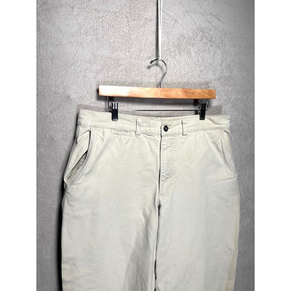 Patagonia Khaki Chino Pants Tan Beige Mens Size 38 100% Cotton - Picture 2 of 9